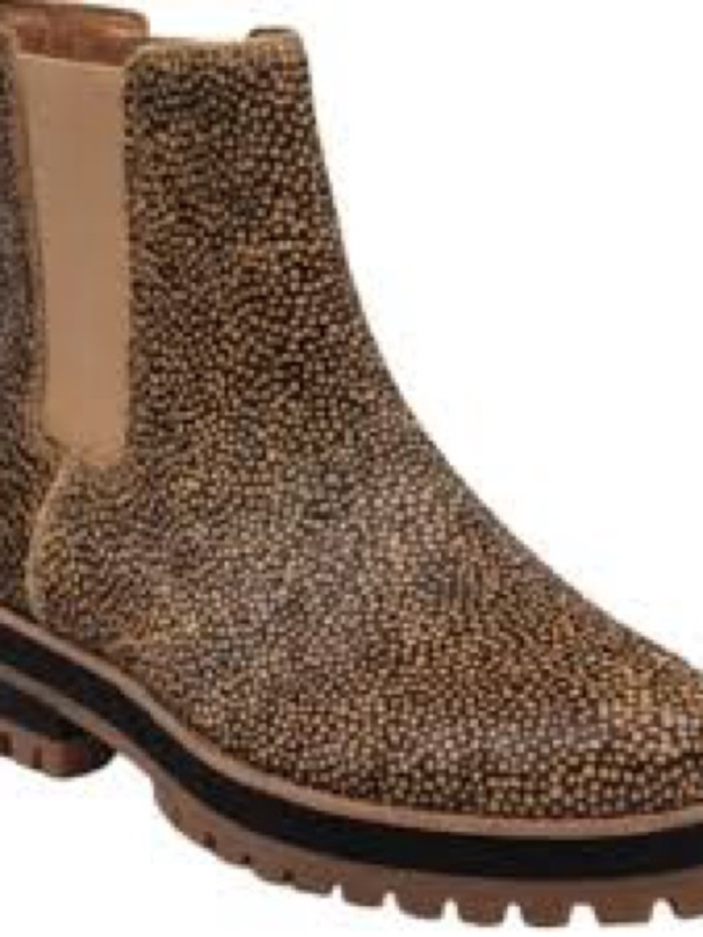 Madewell Ivy Chelsea Speckled Brown Boots/ genuine calf hair size 8 NWOT / NWOB - Picture 3 of 10